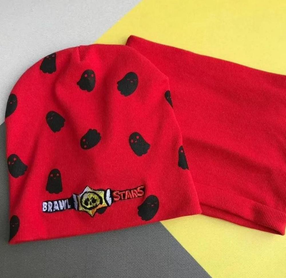 Набір шапка та хомут бравл старс 50-52 Київ - фото 1