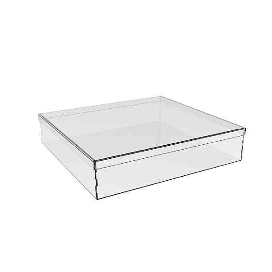 Коробка акриловая EKOSTAR 304х284х65 с крышкой Киев