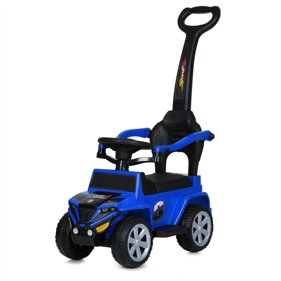 Дитяча каталка-толокар 2 в 1 M 5805EL-4 з батьківською ручкою Вінниця - фото 1