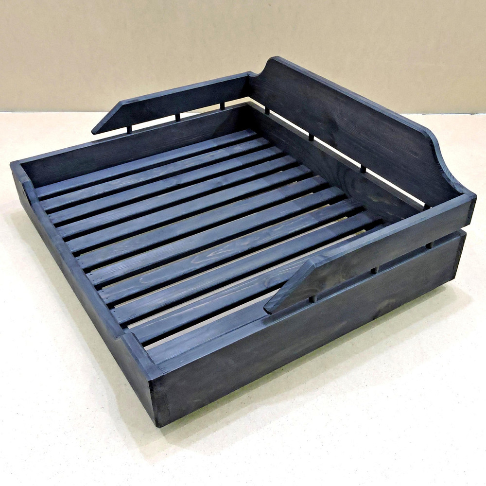 Лежак деревянный для собаки 