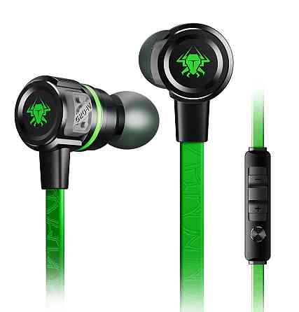 Проводные игровые наушники Plextone G20 с микрофоном для ПК и телефона (Зеленый) Киев