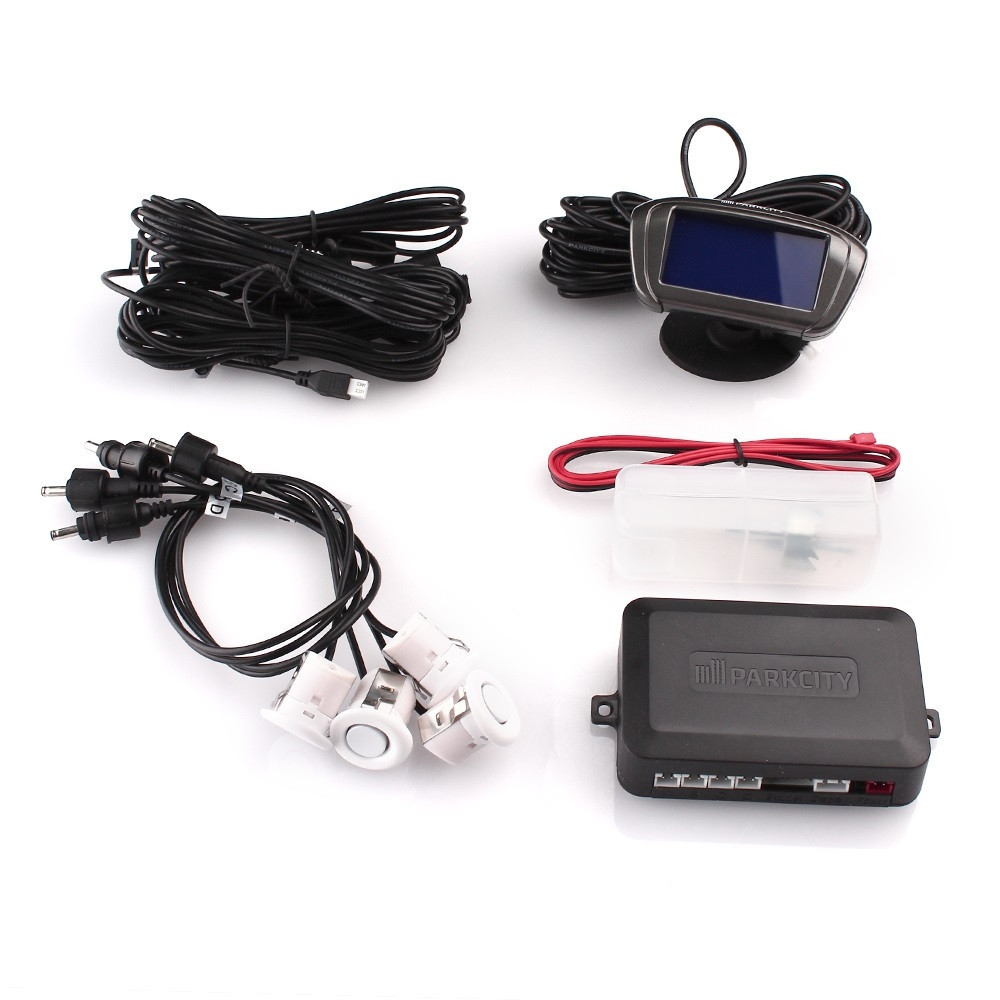 Паркувальна система Parkcity Paris 418/301L White 4-датчики Харьков - изображение 3