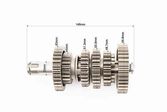 Loncin JL200-68A Коробка передач (два вали з шестернями) СВВ-200cc Бершадь