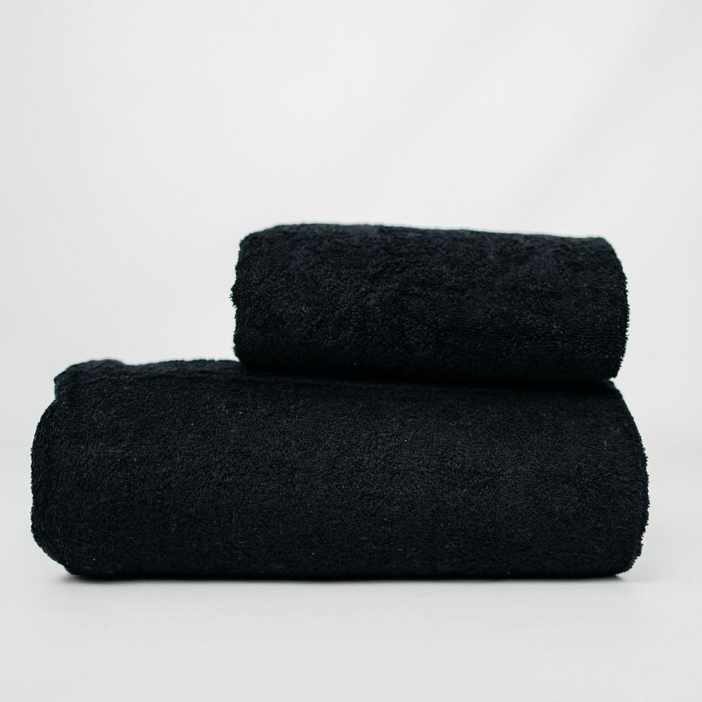 Набір Махрових рушників , Махра,Чорний,50/90 та 70/140 Київ - фото 1