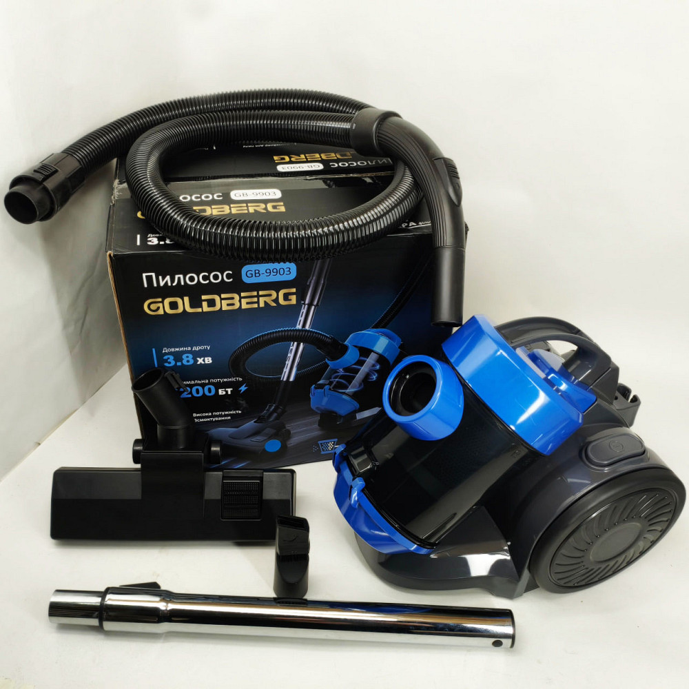 Потужний пилосос для будь-якого прибирання GOLDBERG, Пилосос для паркету Колбовий потужний FR-73 Львів - фото 10