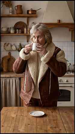 Стильна жіноча дублянка-пілот із натурального хутра (овчина) Харків