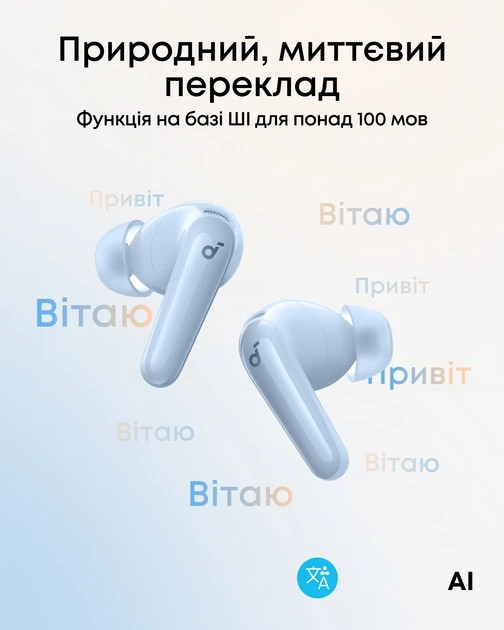 Bluetooth-гарнітура Anker SoundCore R60i NC Blue (D1202G31) ( 19335 ) Харьков - изображение 10