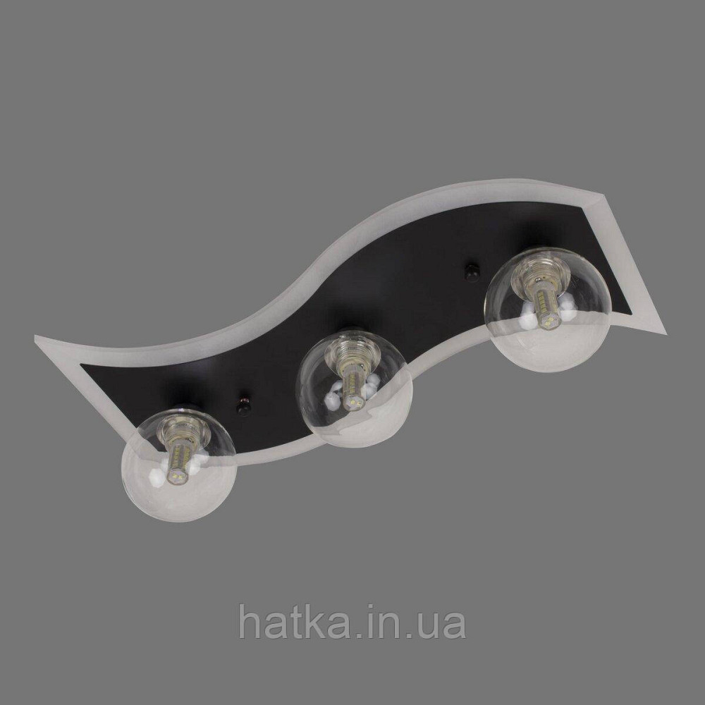 Світлодіодна пристельова люстра Sirius B S2281/3 на 3 плафони Київ - фото 6