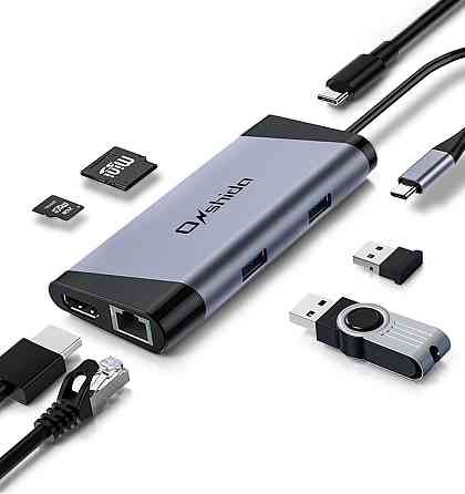 Концентратор картридер USB C Onshida 7 в 1 Луцьк