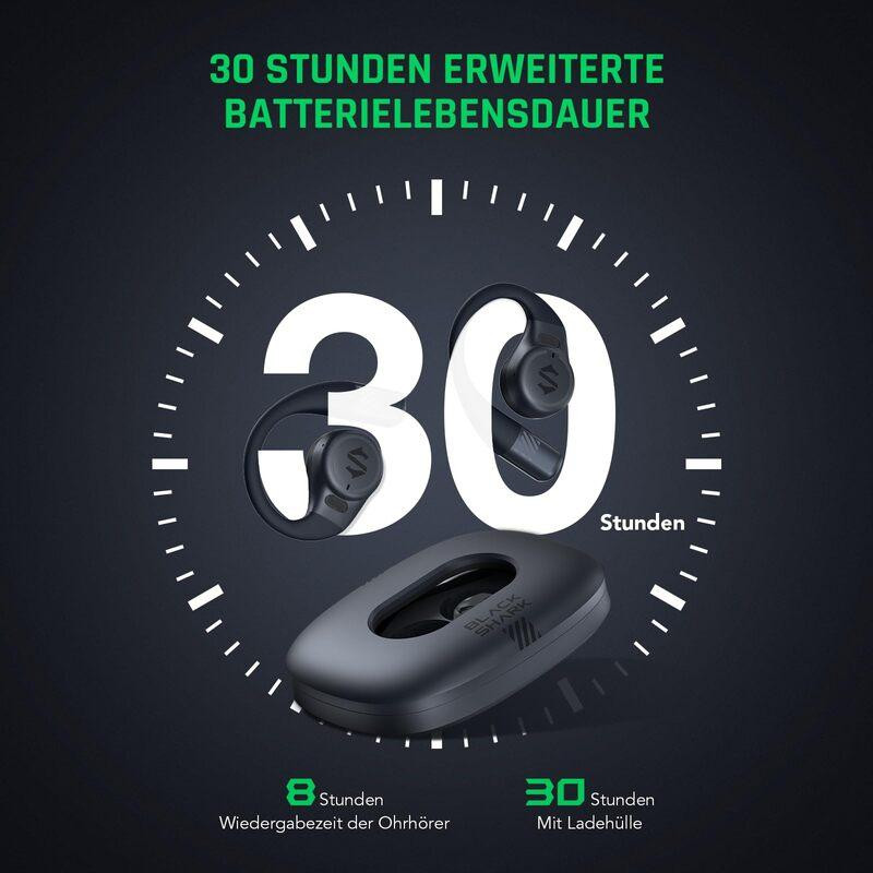 Бездротові навушники TWS Black Shark Open Bluetooth Earphones Black Одеса - фото 4
