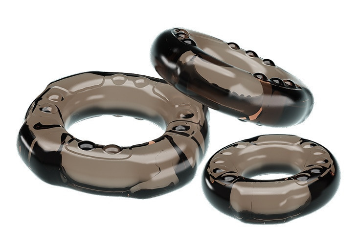Набор из 3-х эрекционных колец COCK THREE RINGS, BI-210263 Sex Aura Киев - изображение 5