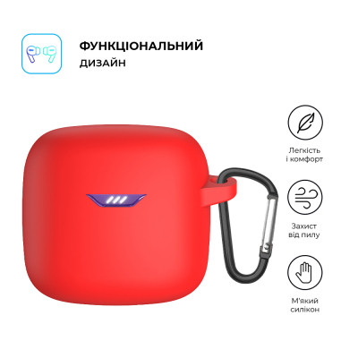 Чехол для наушников Armorstandart Hang Case для JBL Tune FleX Red (ARM79921) Винница - изображение 2