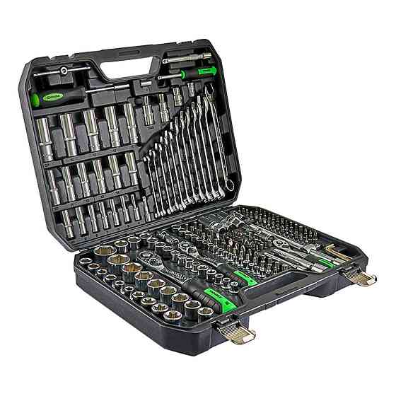 Професійний набір інструментів WINSO Pro 1/2", 1/4", 3/8", 72 зубці, CR-V, 171 од. Ковель