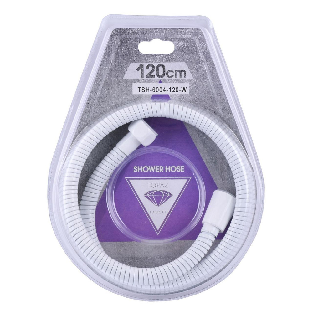 Шланг душевой TOPAZ TSH-6004-120-W 120см (000020997) Киев - изображение 1