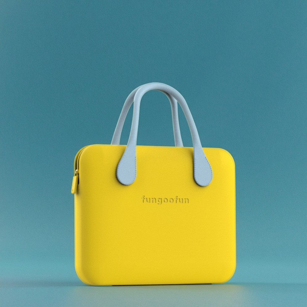 Сумка для ноутбука або планшета 16 дюймів Fungoofun, силіконова, EVA вологостійка, протиударна, жовта Кам'янець-Подільський - фото 2