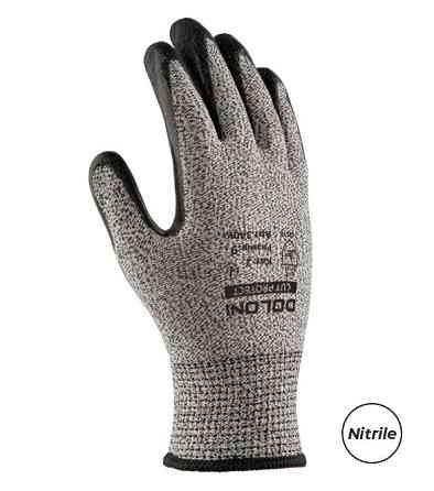 Перчатки рабочие стойкие к порезам с нитриловым покрытием Doloni Cut Protect 34021 р.11 Ровно