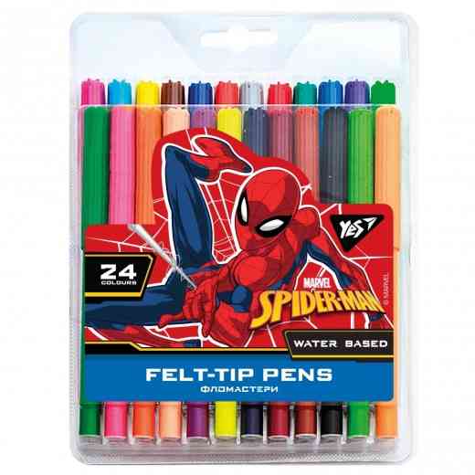 Фломастери 24 кол. "Yes" Marvel.Spiderman, 650509, шт Київ