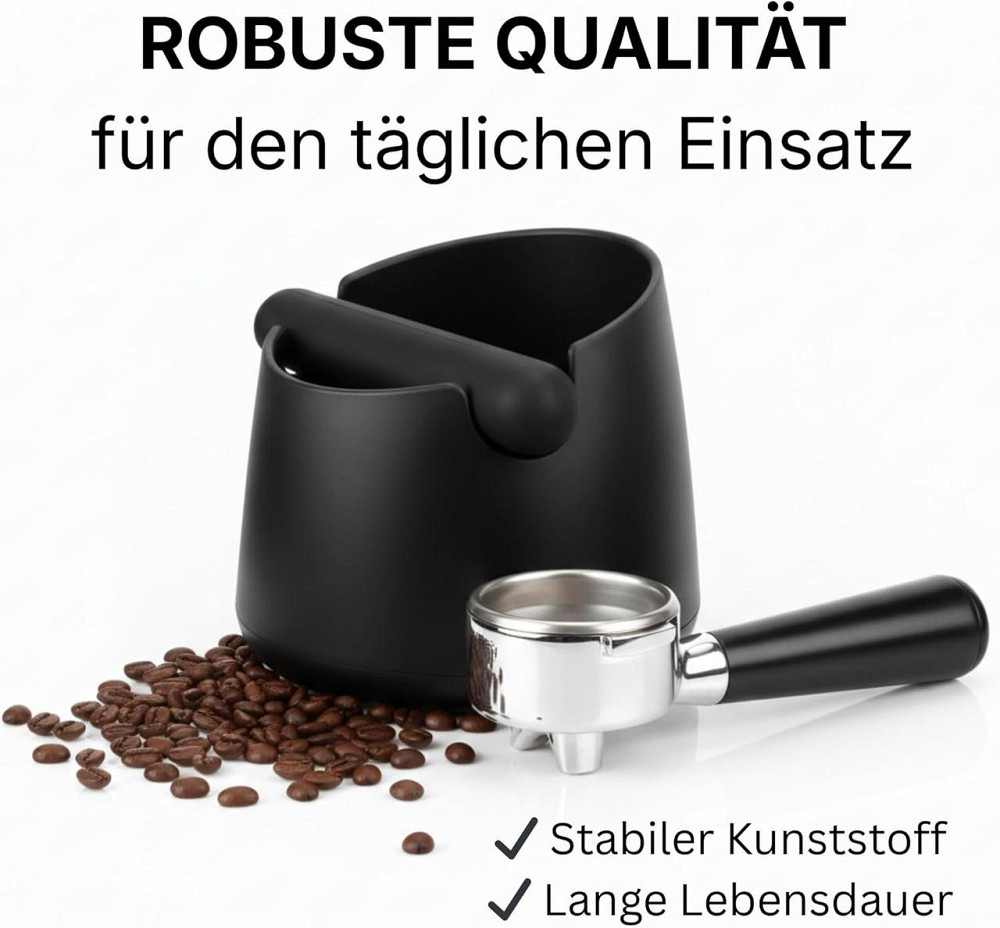 Контейнер для портфильтра черный knock box отбойник для эспрессо компактный нержавеющая сталь Киев - изображение 2