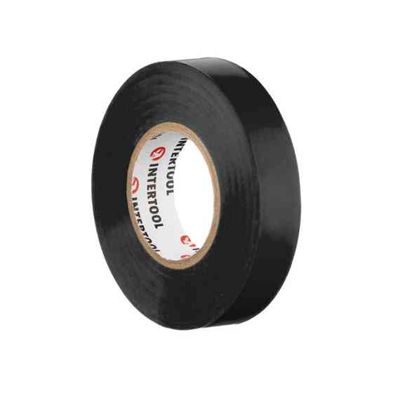 Стрічка ізоляційна 0.15мм*17мм*25м чорна INTERTOOL IT-0026 Киев
