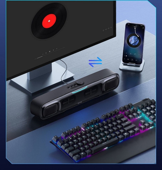 BASEUS саундбар звукова панель динаміки калонка Басеус Bass акумулятор.З батареєю. Харків - фото 2