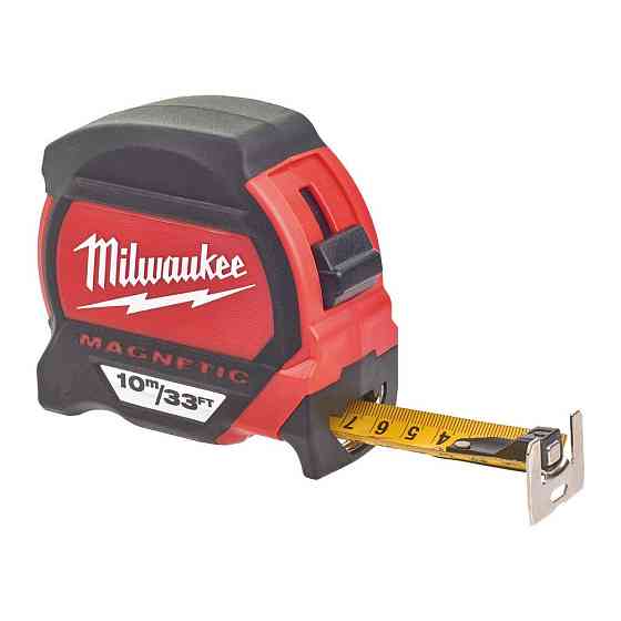 Рулетка магнітна PREMIUM MILWAUKEE, 10м/33фт, (27мм) Одеса