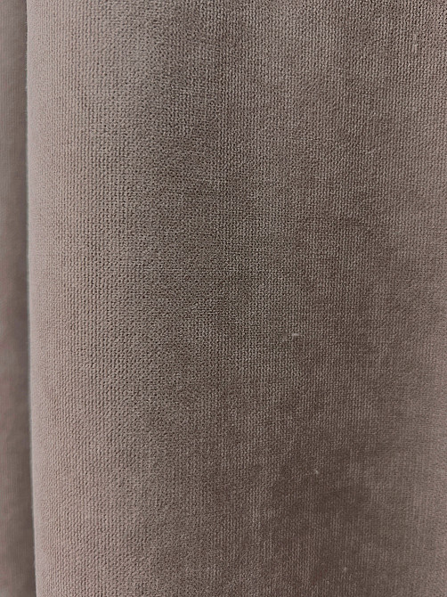 Комплект коротких штор VR-Textil Микровелюр Petek № 1825ш Какао 140х170 см 2 шт (35-0449) Киев - изображение 6