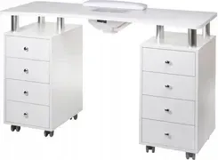 Столик Stolik Do Manicure Z Pochłaniaczem Bd-3425+P Biały Київ - фото 1