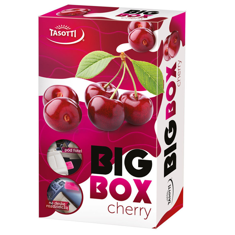 Ароматизатор для авто під сидіння "Big box" Cherry (Вишня) 58г Tasotti Київ - фото 1