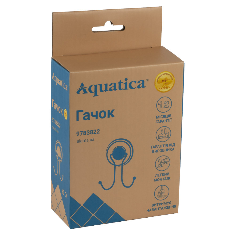 AQUATICA Крючки на вакуумных присосках s38 93×64×125мм AQUATICA (9783822) Киев - изображение 3