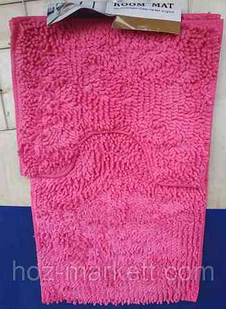 Коврики для ванной и туалета набор ковриков розовый 80 × 50 см и 50 х 40 см Харьков