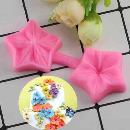 Молд кондитерский Цветок 4 см розовый Киев