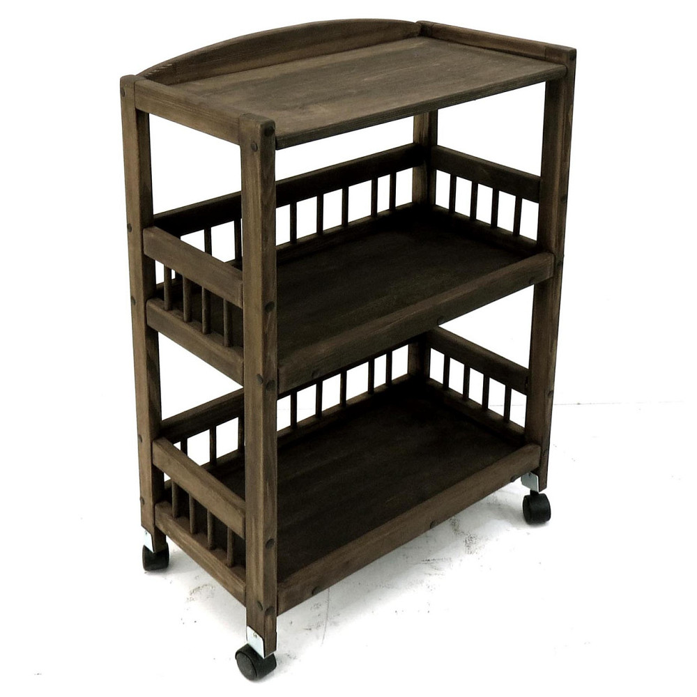 Етажерка для ванної на коліщатах "Комунія" мокко Миколаїв - фото 1