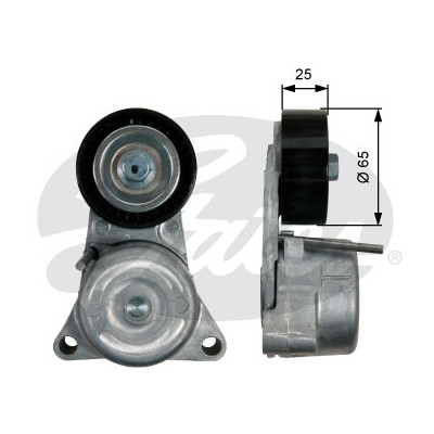 Натяжитель ремня с роликом Gates T39194 Винница - изображение 1