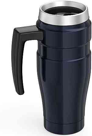 Термокружка с Ручкой 470 мл Thermos "Stainless King Travel Mug" (160030) Midnight Blue Нововолинськ