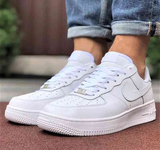 Кроссовки Nike Force Белые Женские Форсы Кожаные Найк (размеры: 36) Видео Обзор Днепр