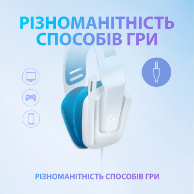 Навушники Logitech G335 Wired Gaming White (981-001018) Вінниця - фото 7