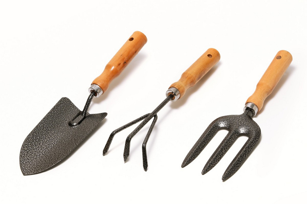 Набір садового інструменту MASTERTOOL Garden WOOD 3 шт 14-6099 Ровно - изображение 1