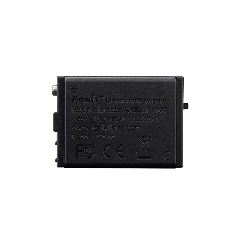 Аккумулятор Fenix ARB-LP1900 1900mAh Li-Pol для фонарей (Черный) Киев - изображение 4