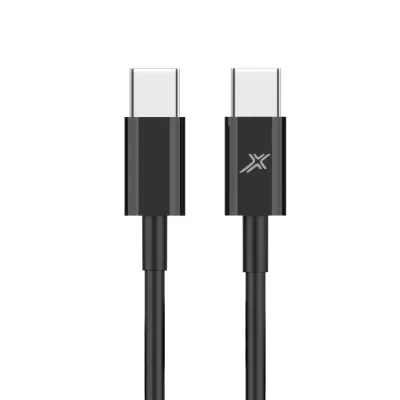 Дата кабель USB-C to USB-C 1.0m 20W CC-03B Black Grand-X (CC-03B) Вінниця