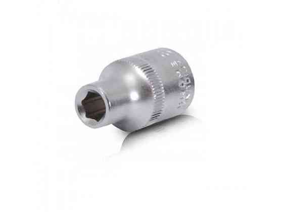 Головка шестигренна 1/2 8 мм * 38 мм CrV ET-0008 ТМ INTERTOOL Solmir Київ