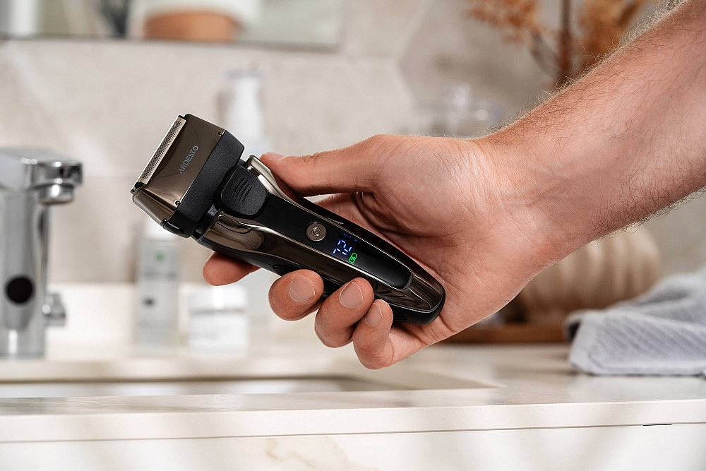 Бритва електр. ARDESTO сіткова SHR-B8WDR, Li-Ion, сух.+волог., чорний Київ - фото 4