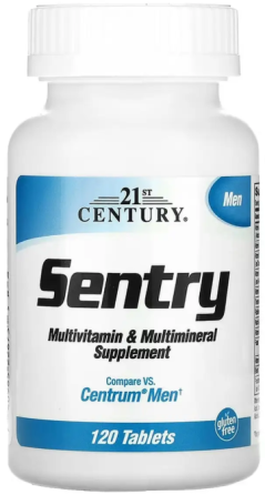 Витамины для мужчин 21st Century Sentry Men 120 таб Киев