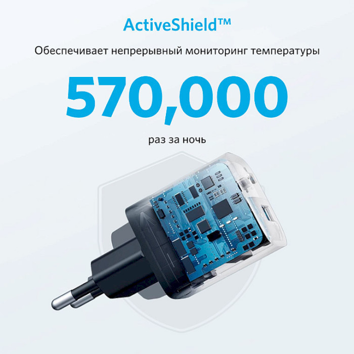 Мережевий зарядний пристрій Anker PowerPort 323 Black (A2331G11) ( Чорний ) Харьков - изображение 3