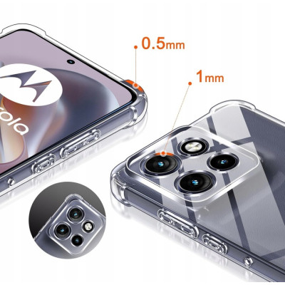 Чехол для мобильного телефона BeCover Anti-Shock Motorola Edge 50 Neo Clear (713150) Винница - изображение 4