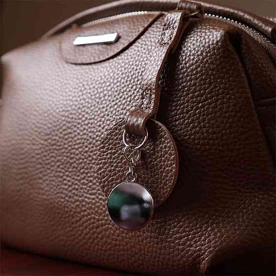 Модна сумка на кожен день із двома відділеннями з натуральної шкіри Vintage 22596 Коричневий Київ