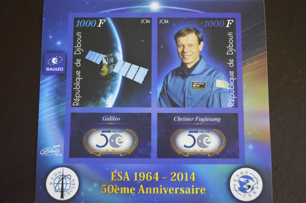 Джибуті. Космос. Марки. Блок. 2013 рік (З) Полтава - фото 1