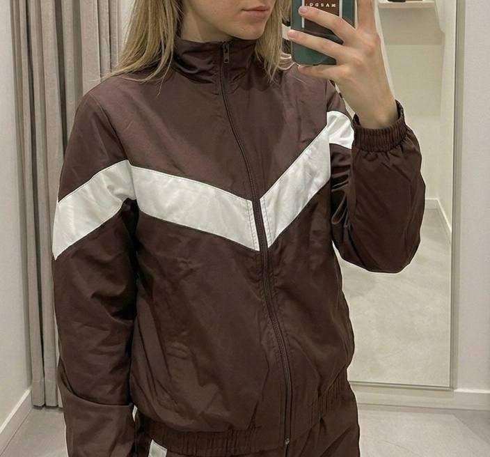 Жіночий костюм плащовий: кофта та штани в спортивному стилі плащівка еммі Шоколад, 42/44 Одеса - фото 5