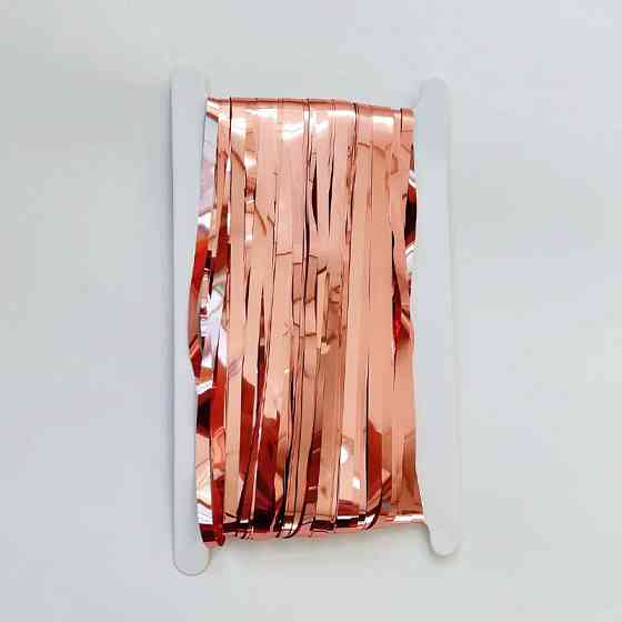 Дощик для фотозони довгий 4 м на 1 м рожеве золото Київ