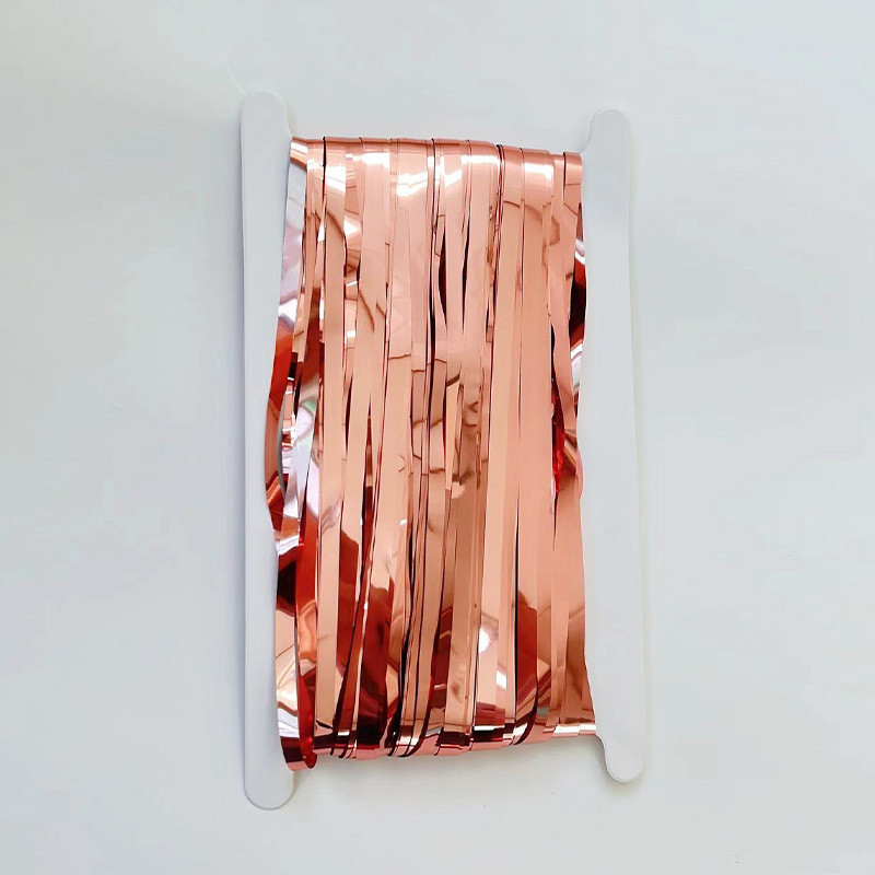 Дощик для фотозони довгий 4 м на 1 м рожеве золото Київ - фото 5