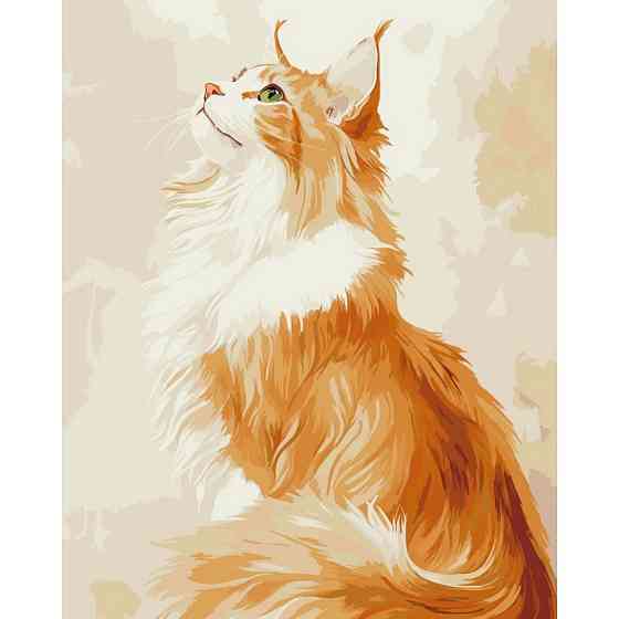 Картина за номерами "Рудий Мейн-кун" ©arttem_illustration 11704-AC 40х50 см Вінниця